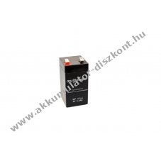 Multipower Akkumul�tor MP4,5-4 4V 4,5Ah 4,8mm Faston �lom