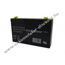 Multipower MP7-6 6V 7Ah Akkumul�tor �lomakku