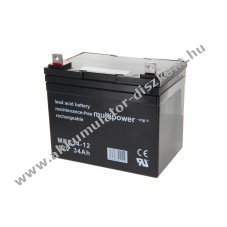 Multipower �lom Akkumul�tor MP34-12C, MPC34-12I 12V 34Ah Pb