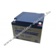Powersonic PS-12260 12V 26Ah Akkumul�tor AGM �lom