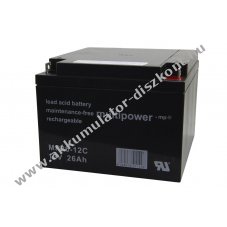Multipower MPC26-12I 12V 26Ah Akkumul�tor �lomakku