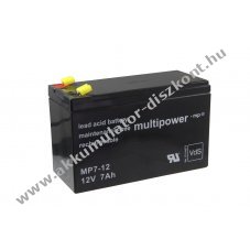 Multipower MP7-12 Akkumul�tor 12V 7000mAh VDS �lomakku