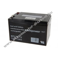Multipower MP15-12C MPC15-12 12V 15000mAh �lomsavas Akkumul�tor