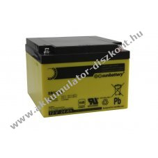 SUN SB12-24VO 12V 24Ah M5 csavaros Akkumul�tor AGM �lom