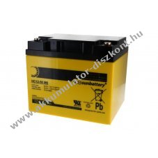 SUN HC12-50 M6 High Cycle sorozat (zyklenfest) 12V 50Ah Akkumul�tor AGM
