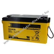 SUN HC12-80 M6 High Cycle 12V 80Ah Akkumul�tor AGM