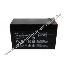 CTM CT7-12 Akkumul�tor 12V 7000mAh VDS G103049 g�l