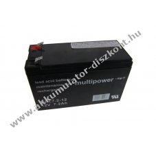 Multipower MPL7,2-12 10 �ves t�pus 12V 7200mAh �lomakku