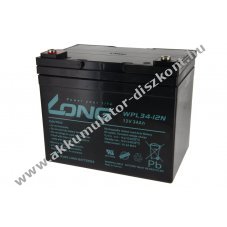 Kung Long WPL34-12N 12V 34Ah Akkumul�tor 197x131x159mm 10,5kg M5 bels�menet �lom