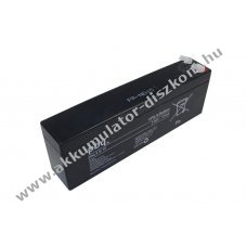 PBQ Akkumul�tor 12V 2600mAh 4,8mm Faston 178x34x61mm �lomsavas
