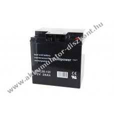 Multipower MPL28-12I 12V 28Ah Akkumul�tor AGM