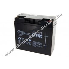 CTM CT18-12 VDS G114018 12V 18000mAh �lom-g�l Akkumul�tor