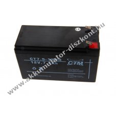 CTM CT7,5-12HR Akkumul�tor 12V 7500mAh �lom-g�l