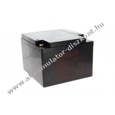 Effekta BT12-28 12V 28Ah M5 csavaros csatlakoz� Pb Akkumul�tor AGM �lom