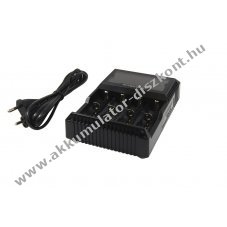 NiteCore Intellicharge D4EU 4 csatorn�s Akkumul�tor t�lt�