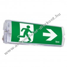 TAURAC Tokyo LED v�szkijelz� l�mpa 6W 3h fal- �s mennyezeti IP65 tesztgomb �tl�tsz�