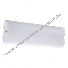 TAURAC Melbourne LED v�szkijelz� l�mpa 6W 3h (opal) fal- �s mennyezeti IP65 tesztgomb
