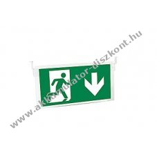 TAURAC plexi�veg lap Melbourne LED biztons�gi/ment�jelz� A203-O (ny�l lefel�) 315x160mm