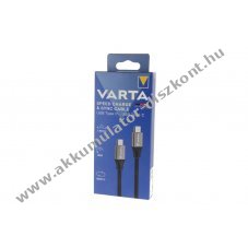 VARTA Speed Charge & Sync USB Type-C k�bel USB Type-C 2m 100W USB3.1 10Gbit/s