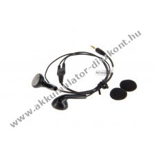 Helyettes�t� sztere� fejhallgat� fekete egyenes 3,5mm jack csatlakoz� GE-S01BLS-S-01