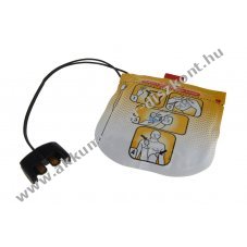 Eredeti DefiBtech Lifeline VIEW Pro ECG defibrill�tor elektr�da feln�tteknek 1 p�r