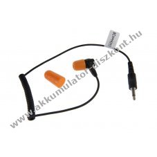 Helyettes�t� GES-C1 In-Ear f�lhallgat� zajcs�kkent� 30cm spir�lk�bel egyenes 2,5mm jack
