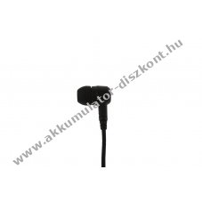 Helyettes�t� In-ear f�lhallgat� GES-A1 3,5mm jack csatlakoz� 45cm k�bel szilikon f�ldug�k 3m�ret