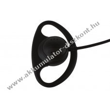 Helyettes�t� f�lhallgat� GES-03-LA-90 3,5mm d�nt�tt jack 90cm k�bel D-forma fejp�nt