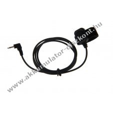 Helyettes�t� ujjas PTT (Sprechtaste) 2,5mm jack csatlakoz� 100mm k�bel t�p�z�ras r�gz�t�s