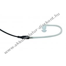 Helyettes�t� f�lhallgat� ES-C4 akusztikus cs� �tl�tsz� 60cm sima k�bel 3,5mm jack der�ksz�g�