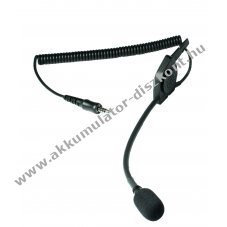 TITAN HUC5 sisakhangos�t� mikrofonnal MSA F1SF F2 Nexus csatlakoz� bal f�l HUC5-L-C-TP-01