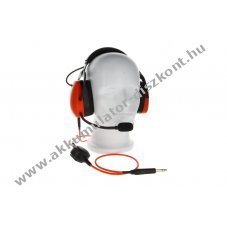 TITAN Ground Support hall�sv�d� headset libanyak mikrofon Inline-PTT 6,35mm jack csatlakoz�