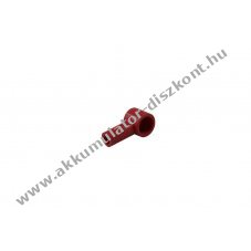 Piros v�d�kupak Faston 4,8/6,3 csatlakoz�hoz