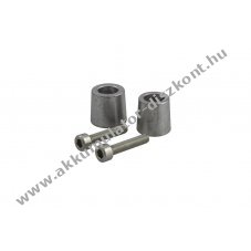 P�lusadapter k�szlet M5 bels� menetre DIN-A rundpol pozit�v/negat�v M5 csavarral