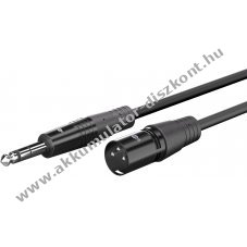 Goobay XLR 3-Pin - 6,35mm TRS k�bel 2m szimmetrikus mono