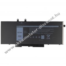 Helyettes�t� Akkumul�tor Dell Latitude 5400/5410/5500/5510 laptop 7,6V 68Wh Li-Polymer