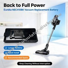 Helyettes�t� porsz�v� Akkumul�tor Eureka NEC410BKC/NEC410BK 2500mAh 64.75Wh 25.9V