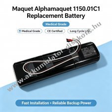 Helyettes�t� orvosi eszk�z SLA Akkumul�tor MaquetMaquet Alphamaquet 1150.01CO 8000mAh 96Wh 12V