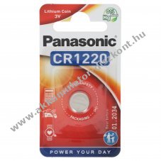 Panasonic CR1220 gombelem CR1220EL/1B 3V l�tium