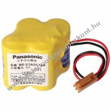 Panasonic eredeti 2400mAh BR-2/3AGCT4A BR-2/3AG Fanuc A98L-0031-0025 elem l�tium