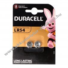 Duracell gombelem LR54 AG10 LR1130 189 RW89 2db/csomag csomag