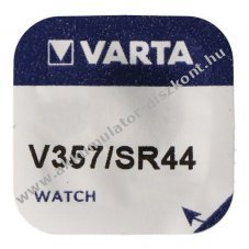 Varta 357 V357 SR44W gombelem 1db V13GS 00357101111 Ez�st-oxid