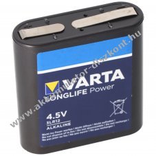 Varta Longlife Power MN1203 3LR12 3LR12P 4.5V lapos pozit�v p�lus� elem