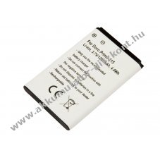 Helyettes�t� Akkumul�tor Doro Primo 215 3,7V 1200mAh 4,4Wh Li-ion
