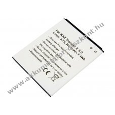 Helyettes�t� Akkumul�tor Kazam Trooper 2 5.0 3,7V 2000mAh 7,4Wh Li-ion