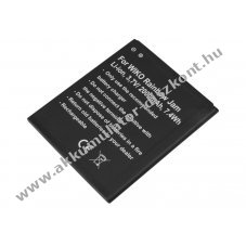 Helyettes�t� Akkumul�tor WIKO Rainbow Jam 3,7V 2000mAh 7,4Wh Li-ion