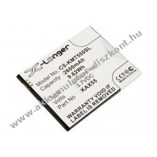 Helyettes�t� Akkumul�tor Kazam Trooper X5.5 3,7V 2600mAh 9,6Wh Li-ion