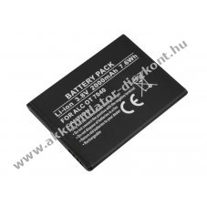 Helyettes�t� Akkumul�tor Alcatel OT 7040 3,8V 2000mAh 7,6Wh Li-ion