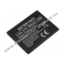 Helyettes�t� Akkumul�tor Alcatel OT 990 Bluish Black 3,7V 1300mAh 4,8Wh Li-ion
