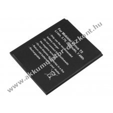 Helyettes�t� Akkumul�tor Mobistel Cynus T5 3,7V 1700mAh 6,3Wh Li-ion